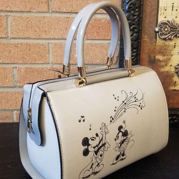 HOST PICK!!  Mouse and Music Hand Painted purse - Picture 7 of 8
